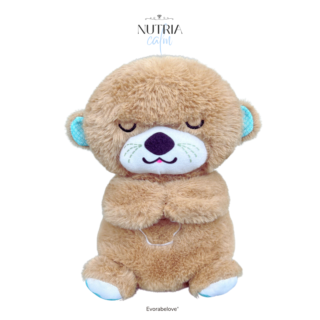 Nutria Calm, peluche con efecto de respiración y latidos de corazón para reducir ansiedad y mejorar el sueño