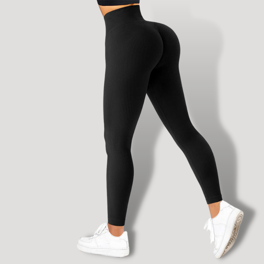 Shascullfites Push Up Leggings Solid Black Comfortable Breathe Freely  Fitness Stretch Leggins Middle Waist - AliExpress