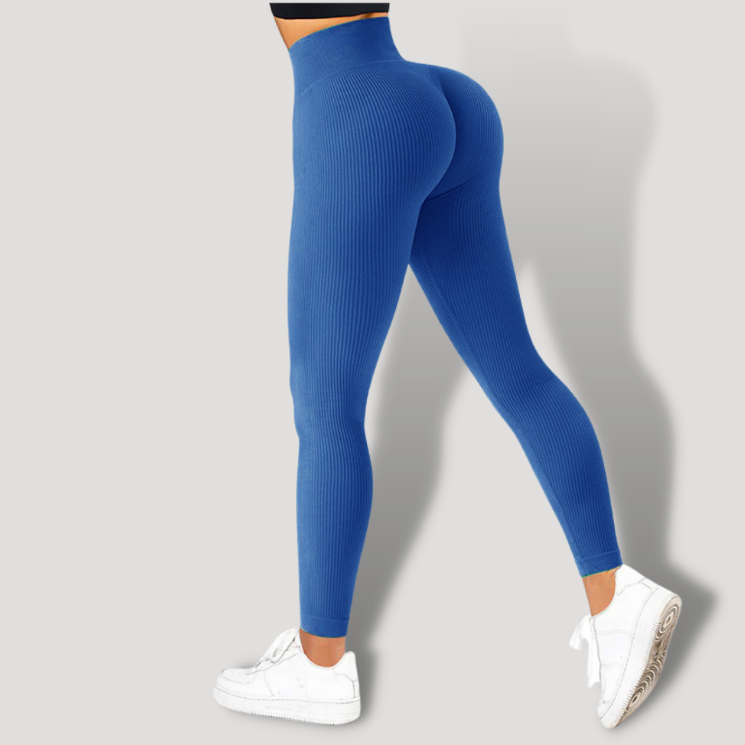 Mujer – Leggings ajustados elásticos con detalles de la marca